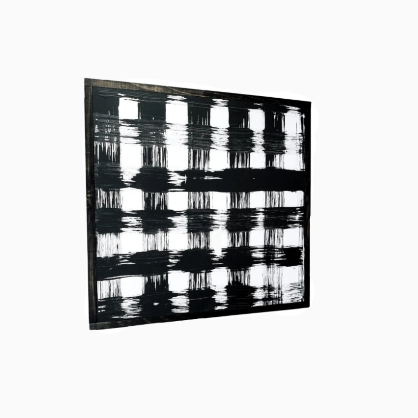 Plaid Wood Sign