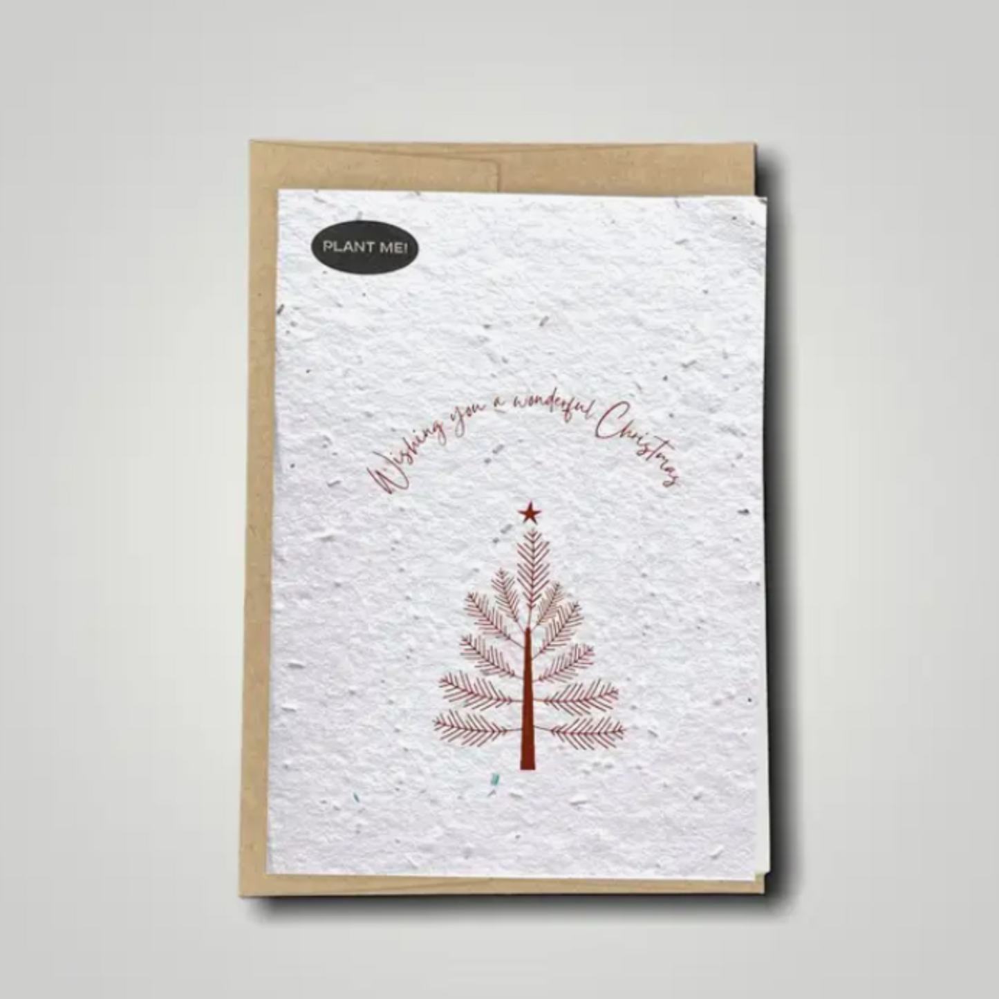 Wishing You a Wonderful Christmas Plantable Greeting Card