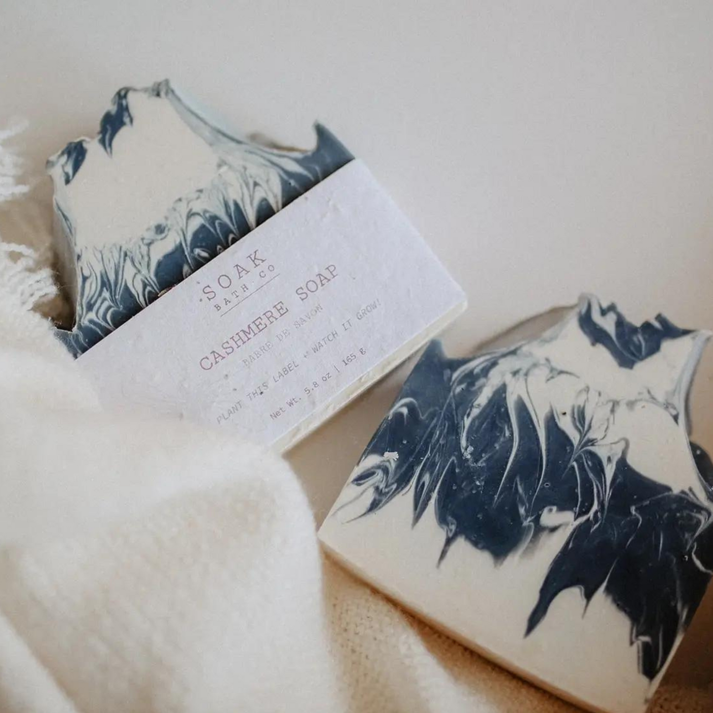 Cashmere Soap Bar - Plantable Label
