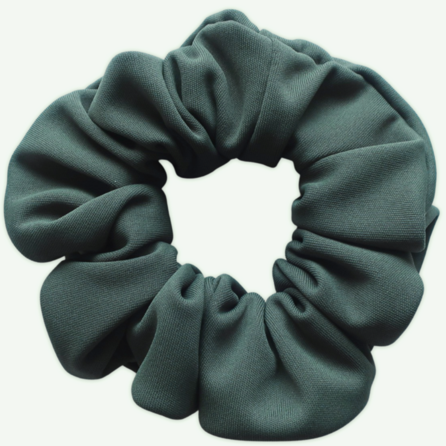 Forest Green Athletic Scrunchie