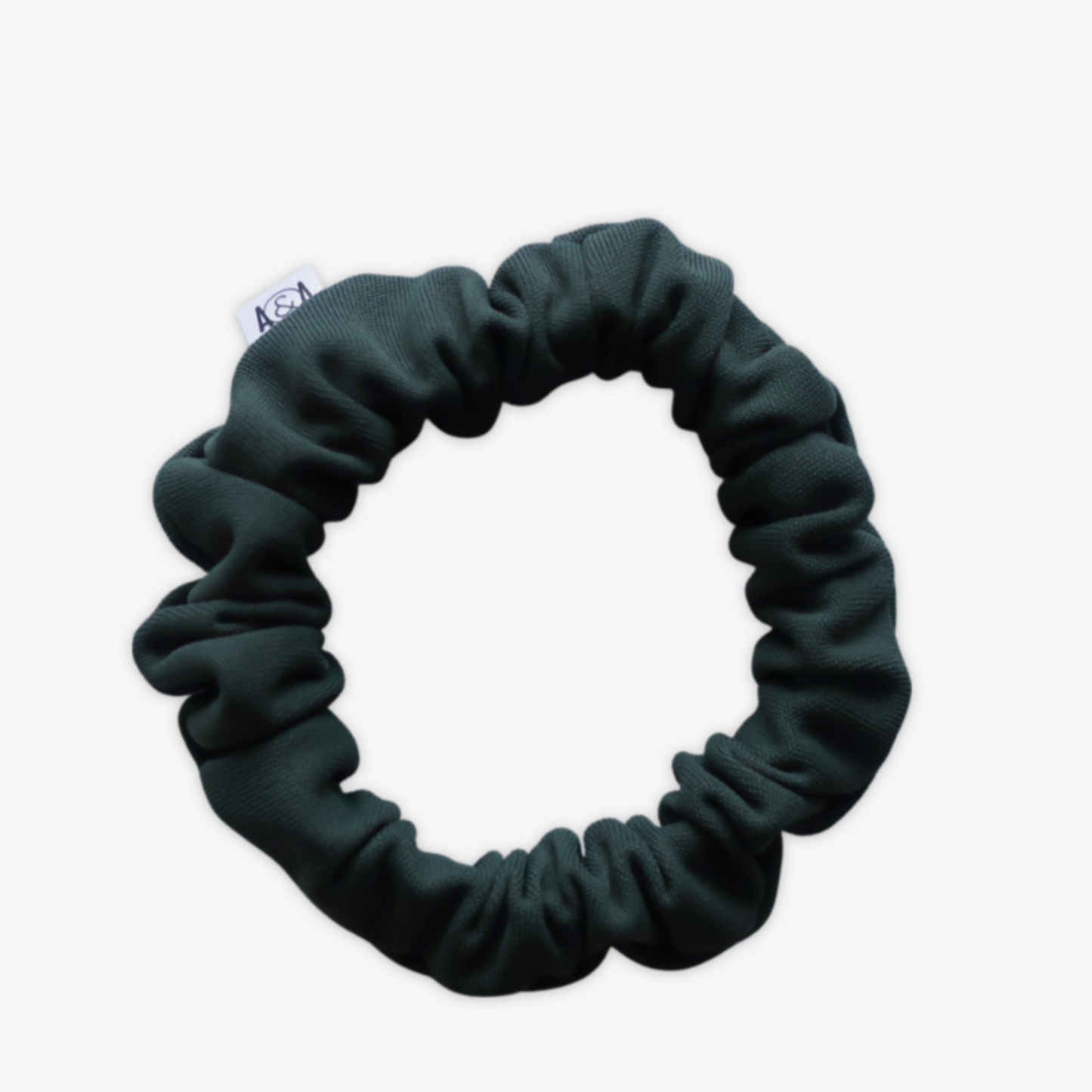 Forest Green Athletic Scrunchie