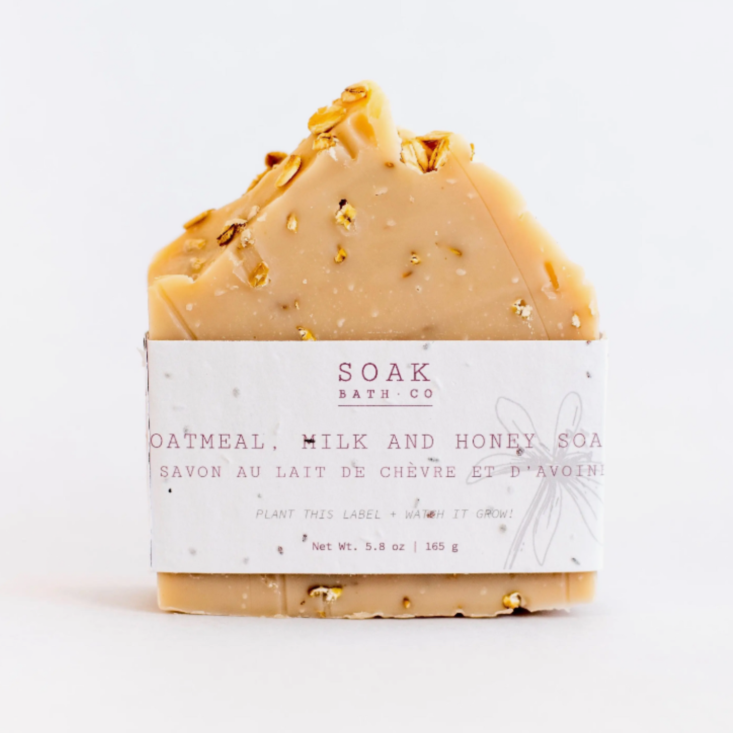 Oatmeal Milk and Honey Soap - Plantable Label