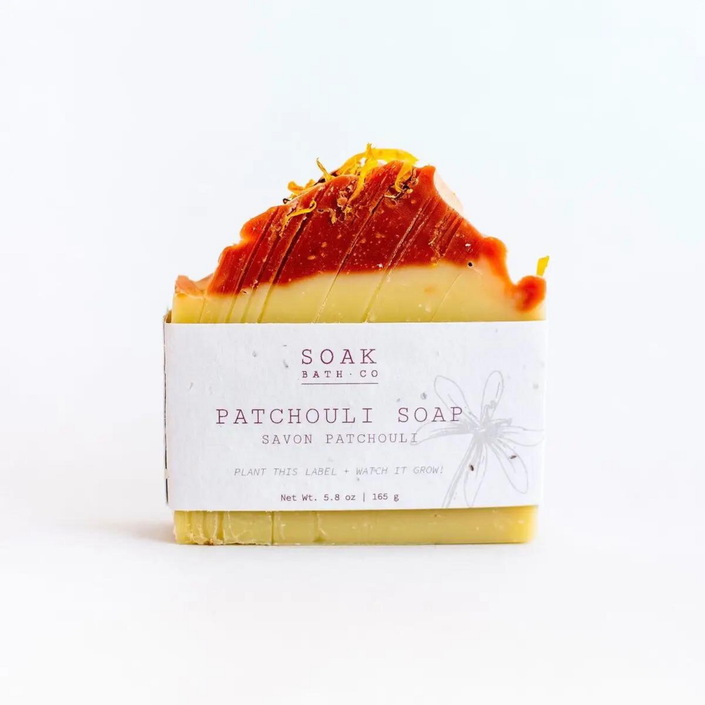 Patchouli Soap Bar - Plantable Label