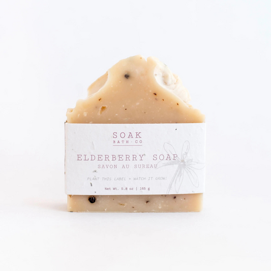 Elderberry Soap - Plantable Label